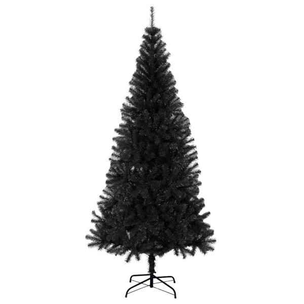 Árbol de Navidad con 300 LED con soporte Negro 180 cm PVC M 5