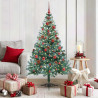 Árbol de Navidad artificial Verde 150 cm PVC y acero 1