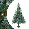 Árbol de Navidad artificial Verde 150 cm PVC y acero 2