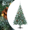 Árbol de Navidad artificial Verde 150 cm PVC y acero 2