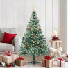 Árbol de Navidad artificial Verde 150 cm PVC y acero 1