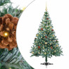 Árbol de Navidad artificial Verde 150 cm PVC y acero 2