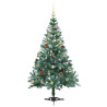 Árbol de Navidad artificial Verde 150 cm PVC y acero 4