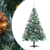 Árbol de Navidad artificial Verde 150 cm PVC y acero 2