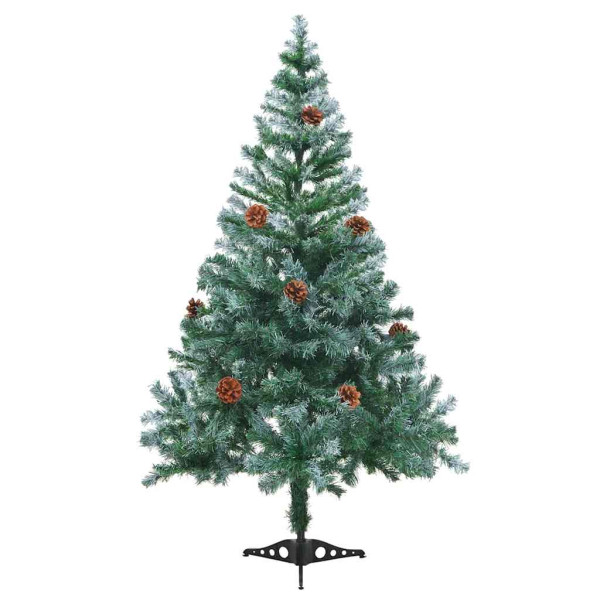 Árbol de Navidad artificial Verde 150 cm PVC y acero M 5
