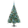 Árbol de Navidad artificial Verde 150 cm PVC y acero 3