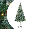Árbol de Navidad artificial Verde 180 cm PVC y acero 2