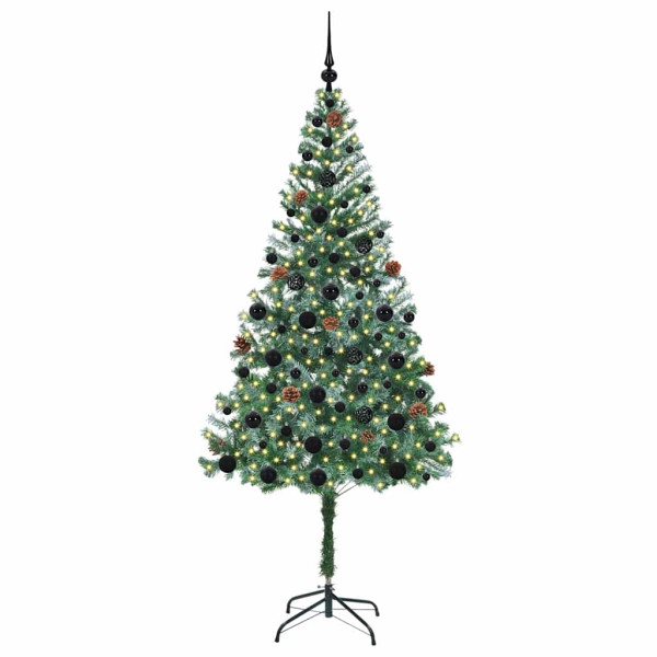 Árbol de Navidad artificial Verde 180 cm PVC y acero M 3
