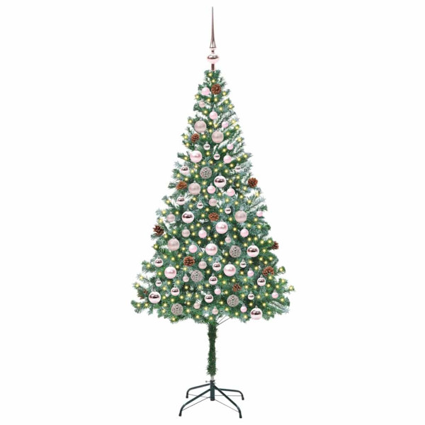 Árbol de Navidad artificial Verde 180 cm PVC y acero M 3
