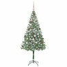 Árbol de Navidad artificial Verde 180 cm PVC y acero 3