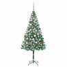 Árbol de Navidad artificial Verde 180 cm PVC y acero 4
