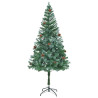 Árbol de Navidad artificial Verde 180 cm PVC y acero 5