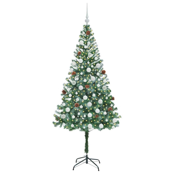 Árbol de Navidad artificial Verde 180 cm PVC y acero M 3