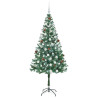 Árbol de Navidad artificial Verde 180 cm PVC y acero 4