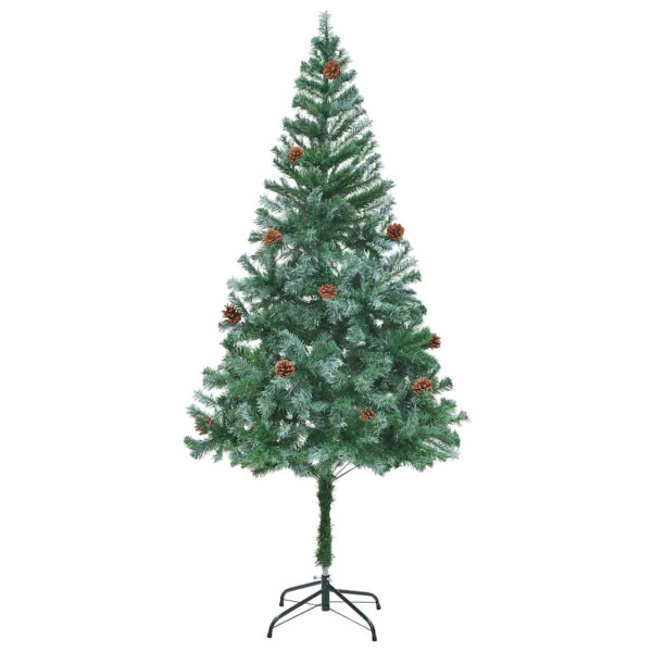 Árbol de Navidad artificial Verde 180 cm PVC y acero M 5