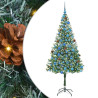 Árbol de Navidad artificial Verde 180 cm PVC y acero 2
