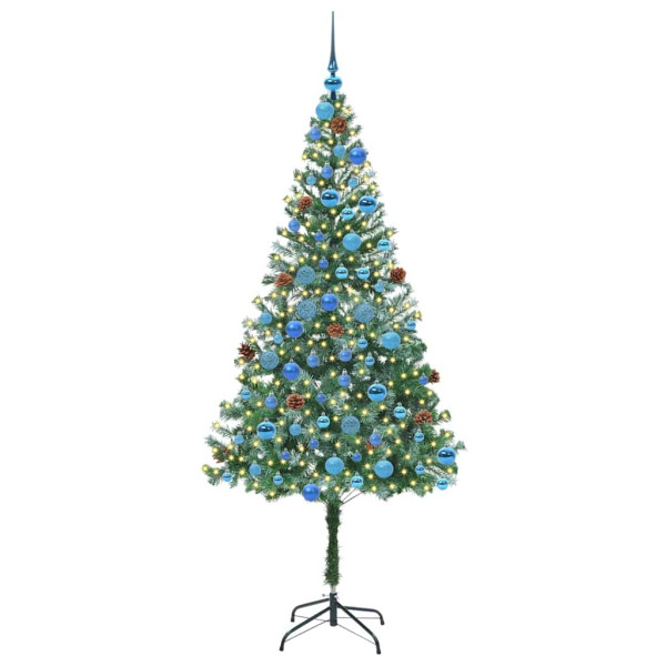 Árbol de Navidad artificial Verde 180 cm PVC y acero M 3