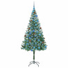 Árbol de Navidad artificial Verde 180 cm PVC y acero 4