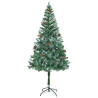 Árbol de Navidad artificial Verde 180 cm PVC y acero 5