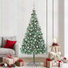 Árbol de Navidad artificial Verde 210 cm PVC y acero 1