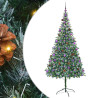 Árbol de Navidad artificial Verde 210 cm PVC y acero 2