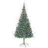 Árbol de Navidad artificial Verde 210 cm PVC y acero 3