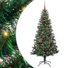 Árbol de Navidad Artificial Preiluminado Verde 150 cm 2