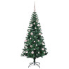 Árbol de Navidad Artificial Preiluminado Verde 150 cm 3