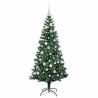 Árbol de Navidad Artificial Preiluminado Verde 150cm 3