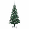 Árbol de Navidad Artificial Preiluminado Verde 150cm 4