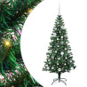 Árbol de Navidad Artificial Preiluminado Verde 150cm 2