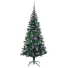 Árbol de Navidad Artificial Preiluminado Verde 150cm 4