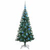Árbol de Navidad Artificial Preiluminado Verde 150cm 4