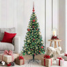 Árbol de Navidad Artificial Preiluminado Verde 150cm 1