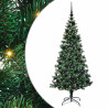 Árbol de Navidad Artificial Preiluminado Verde 180 cm 2