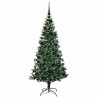 Árbol de Navidad Artificial Preiluminado Verde 180 cm 3