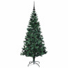 Árbol de Navidad Artificial Preiluminado Verde 180 cm 4