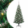 Árbol de Navidad Artificial Preiluminado Verde 180 cm 2