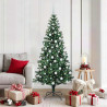 Árbol de Navidad Artificial Preiluminado Verde 180 cm 1
