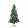Árbol de Navidad Artificial Preiluminado Verde 180 cm 3