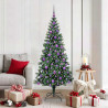 Árbol de Navidad Artificial Preiluminado Verde 180 cm 1
