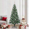 Árbol de Navidad Artificial Preiluminado Verde 210 cm 1