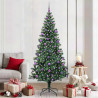 Árbol de Navidad Artificial Preiluminado Verde 210 cm 1