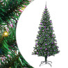 Árbol de Navidad Artificial Preiluminado Verde 210 cm 2