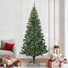 Árbol de Navidad Artificial Preiluminado Verde 240cm 1