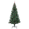Árbol de Navidad Artificial Preiluminado Verde 240cm 4