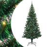 Árbol de Navidad Artificial Preiluminado Verde 240cm 2