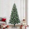 Árbol de Navidad Artificial Preiluminado Verde 240cm 1