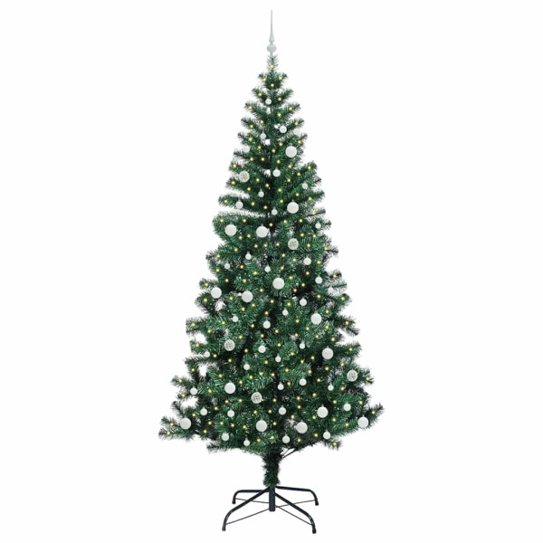 Árbol de Navidad Artificial Preiluminado Verde 240cm M 3