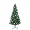 Árbol de Navidad Artificial Preiluminado Verde 240cm 3
